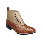 00109, Stacy adams Leather Boot Anaconda Print Spectator Spat All Colors - J.Valintin Men's Wear Legend - 95294