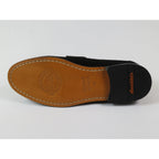 Men's Shoes By SHENBINS Genuine Soft Suede Leather Hand Made in Turkey 0053 Black
