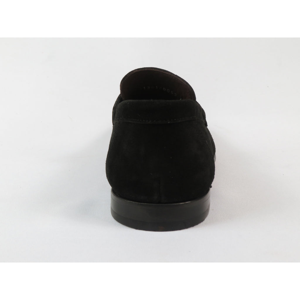 Men's Shoes By SHENBINS Genuine Soft Suede Leather Hand Made in Turkey 0053 Black