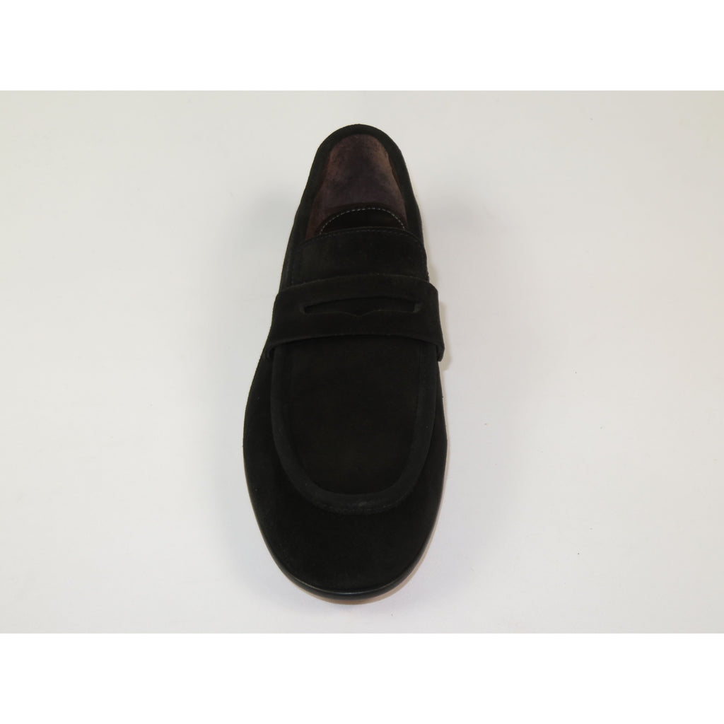 Men's Shoes By SHENBINS Genuine Soft Suede Leather Hand Made in Turkey 0053 Black