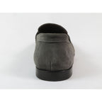 Men's Shoes By SHENBINS Genuine Soft Suede Leather Hand Made in Turkey 0053 Gray