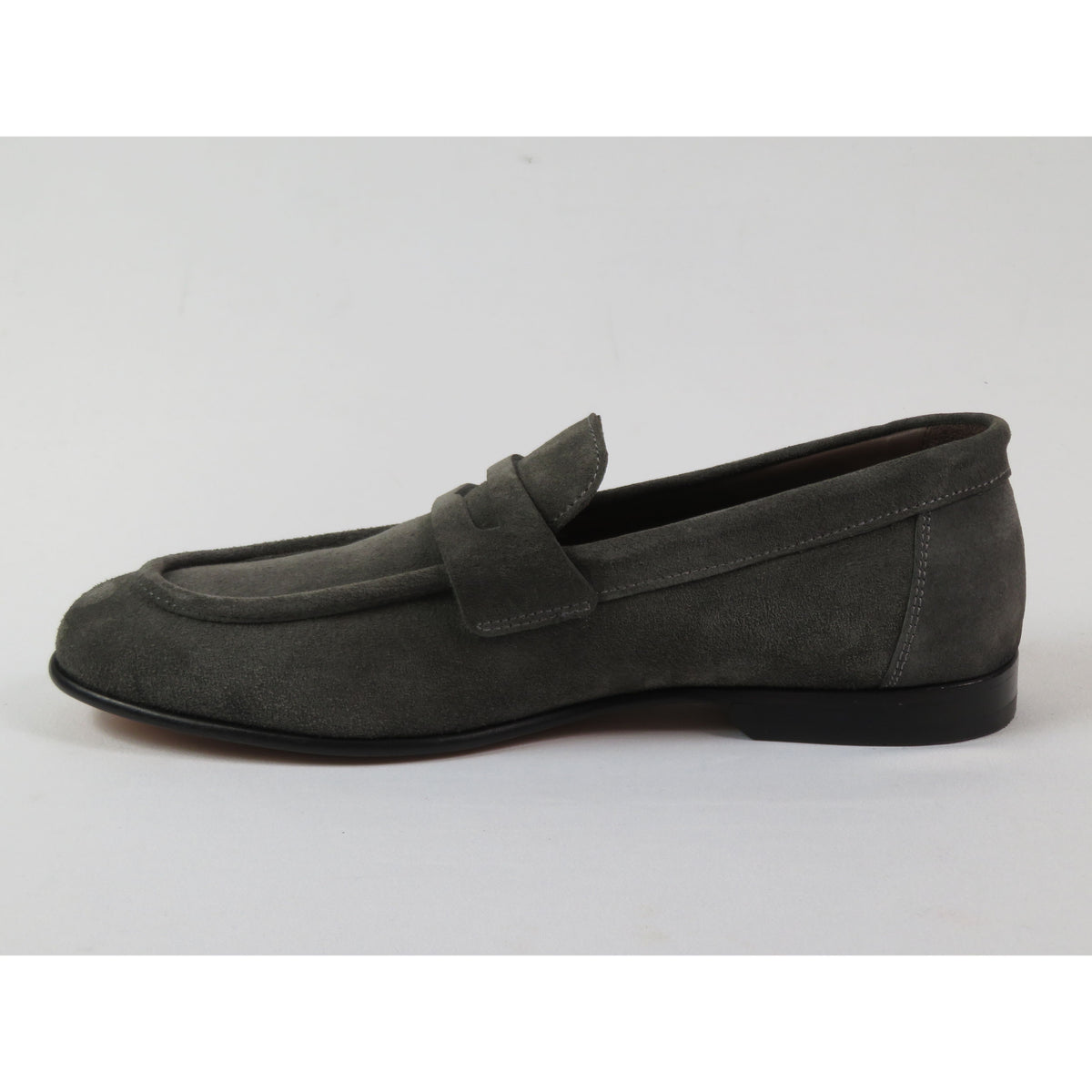 Men's Shoes By SHENBINS Genuine Soft Suede Leather Hand Made in Turkey 0053 Gray