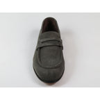 Men's Shoes By SHENBINS Genuine Soft Suede Leather Hand Made in Turkey 0053 Gray