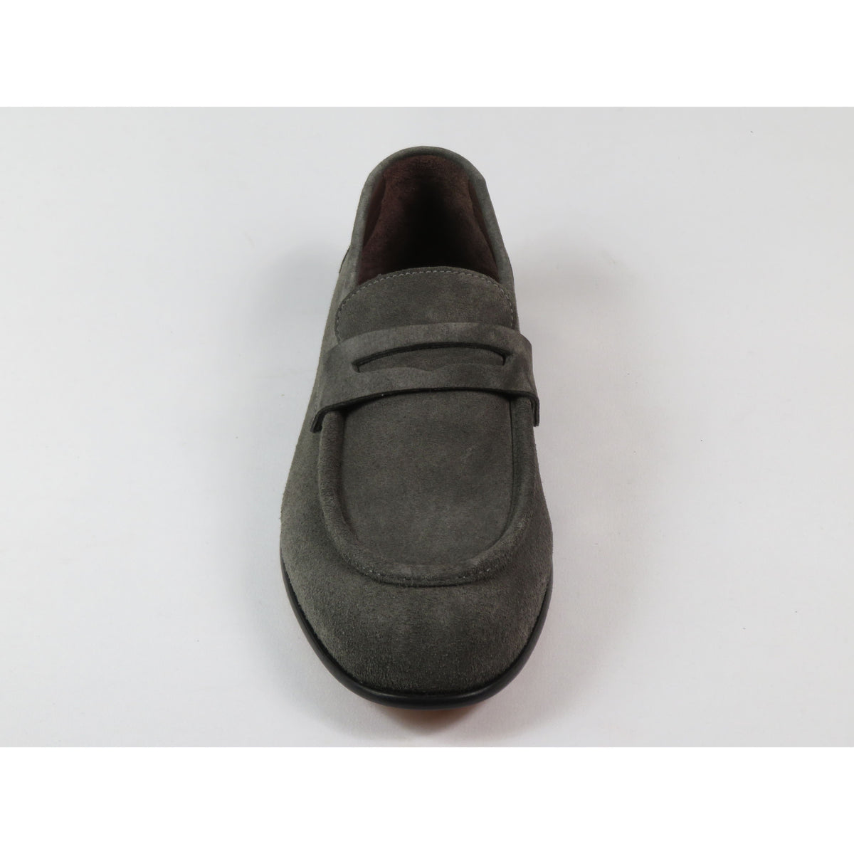Men's Shoes By SHENBINS Genuine Soft Suede Leather Hand Made in Turkey 0053 Gray