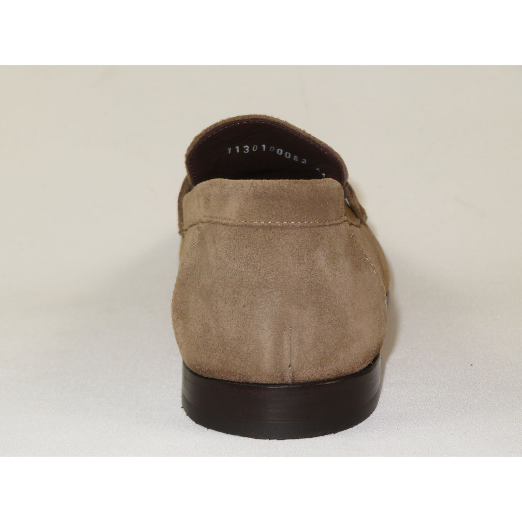 Men's Shoes By SHENBINS Genuine Soft Suede Leather Hand Made in Turkey 0053 Havana Tan