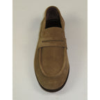 Men's Shoes By SHENBINS Genuine Soft Suede Leather Hand Made in Turkey 0053 Havana Tan