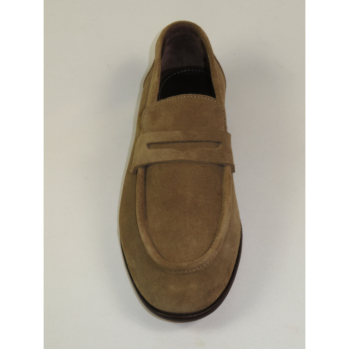 Men's Shoes By SHENBINS Genuine Soft Suede Leather Hand Made in Turkey 0053 Havana Tan
