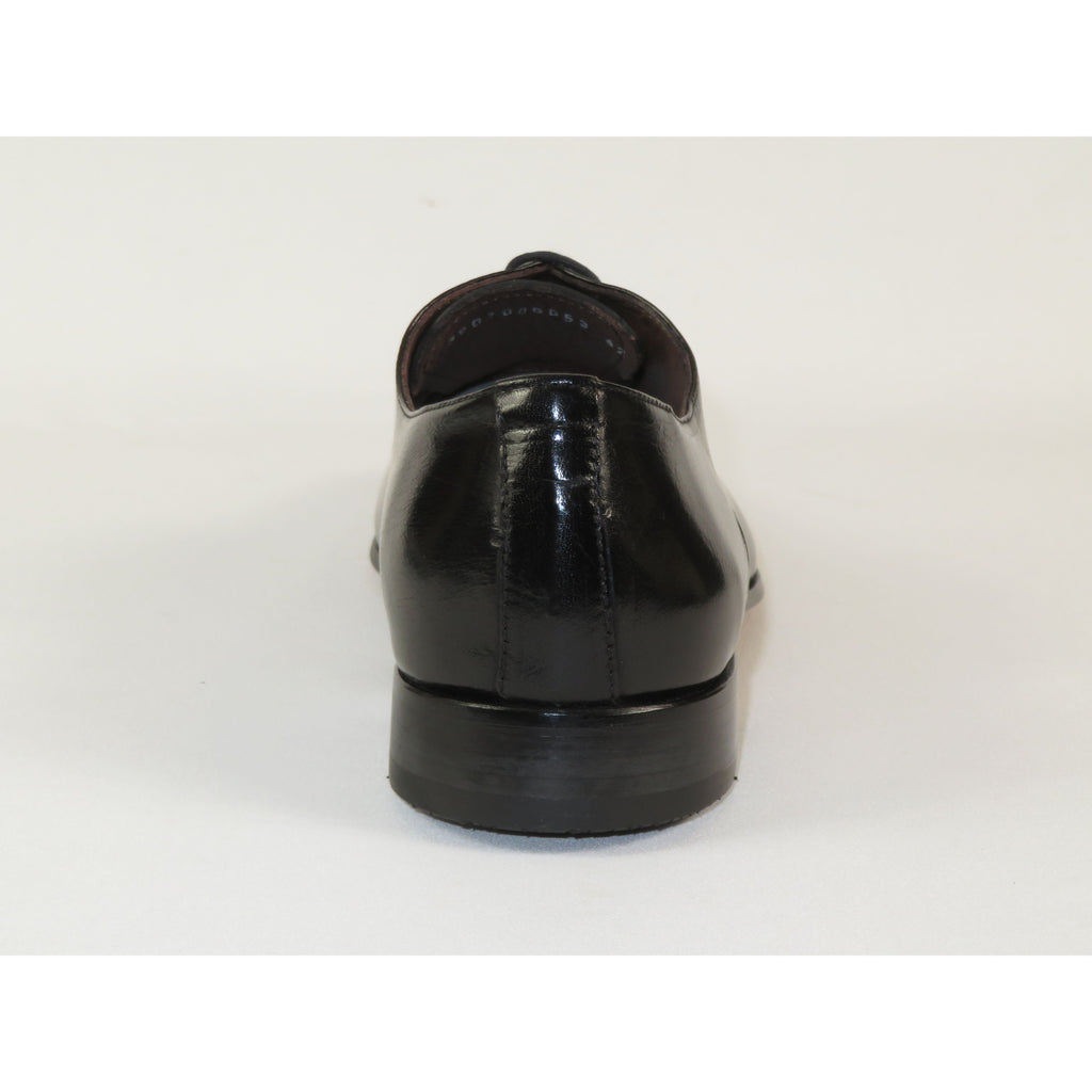 Men's Shoes By SHENBINS Genuine Soft Buffalo Leather Hand Made in Turkey 0056 Black