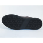 Men's Fashion Sneaker Shoes By SHENBINS Croc Deer Leather Hand Made 0101 Black Burgundy