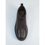 Men's Fashion Sneaker Shoes By SHENBINS Soft Deer Leather Hand Made in Turkey 0168 Brown)
