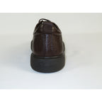 Men's Fashion Sneaker Shoes By SHENBINS Soft Deer Leather Hand Made in Turkey 0168 Brown)
