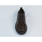 Men's Fashion Sneaker Shoes By SHENBINS Soft Deer Leather Hand Made in Turkey 0168 Brown)