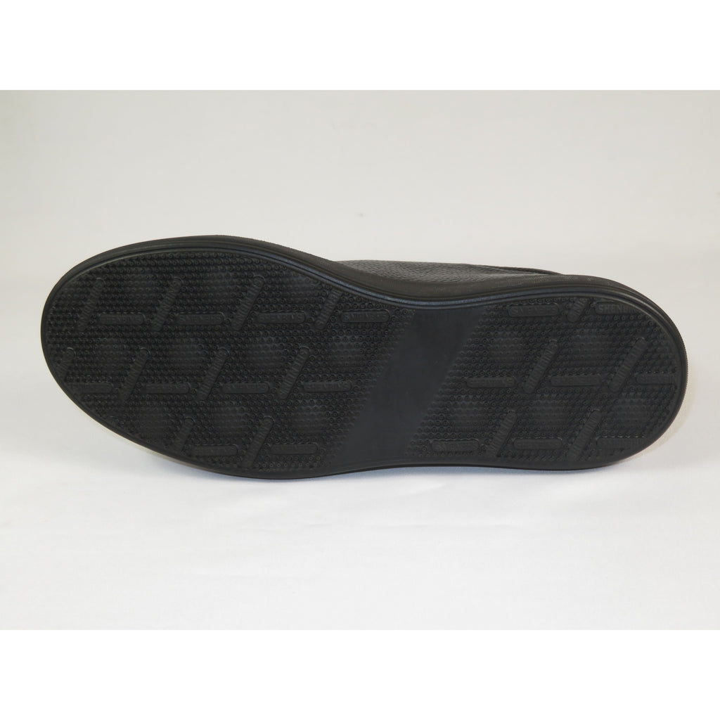 Men's Fashion Sneaker Shoes By SHENBINS Soft Deer Leather Hand Made in Turkey 0168 Black