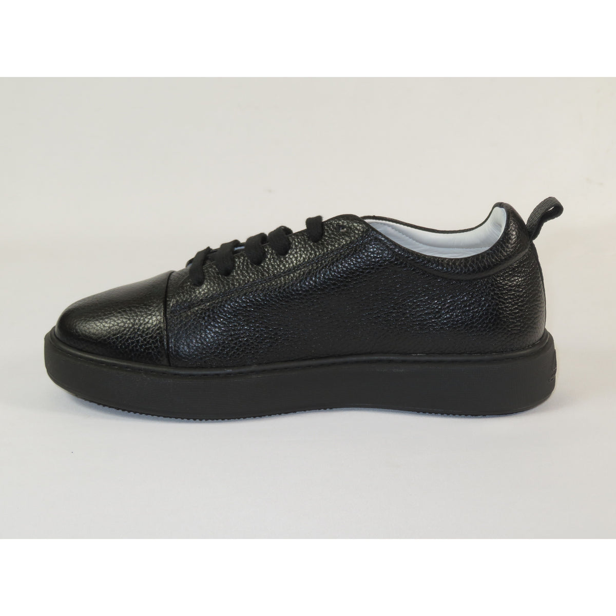 Men's Fashion Sneaker Shoes By SHENBINS Soft Deer Leather Hand Made in Turkey 0168 Black