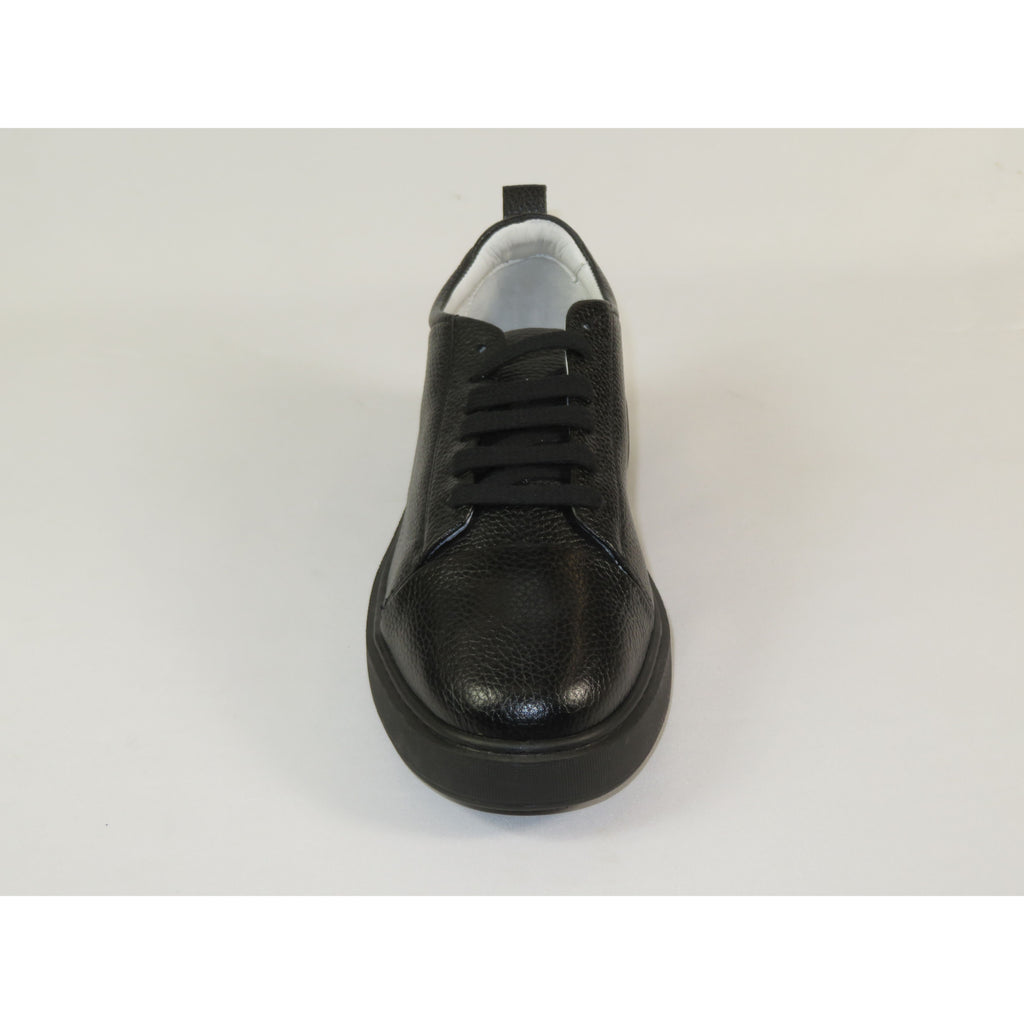 Men's Fashion Sneaker Shoes By SHENBINS Soft Deer Leather Hand Made in Turkey 0168 Black