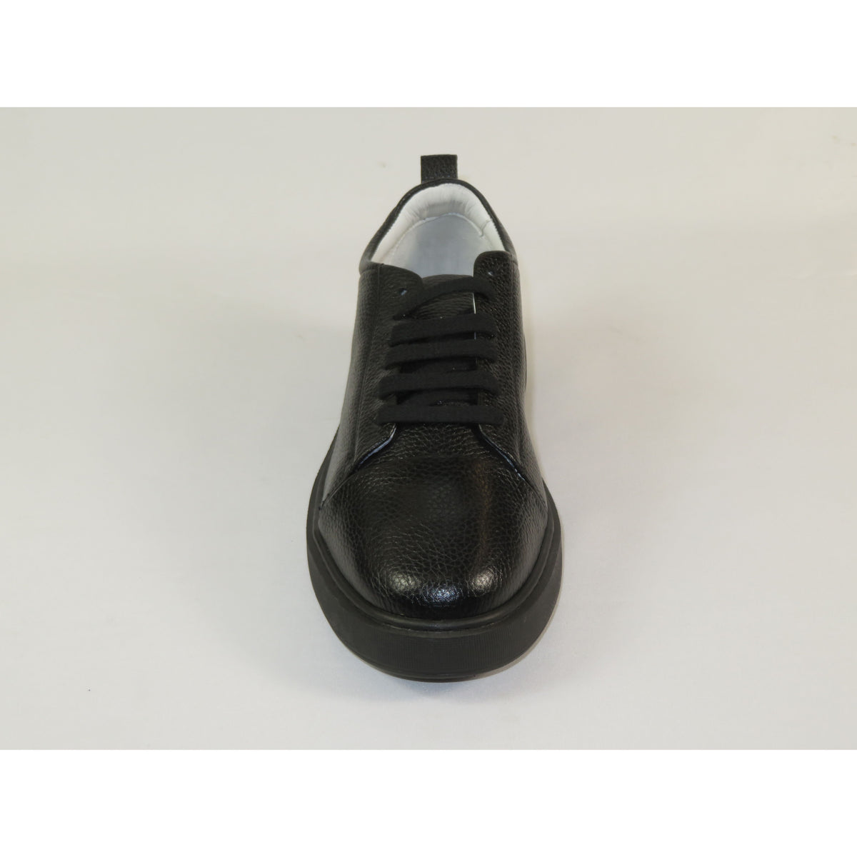 Men's Fashion Sneaker Shoes By SHENBINS Soft Deer Leather Hand Made in Turkey 0168 Black