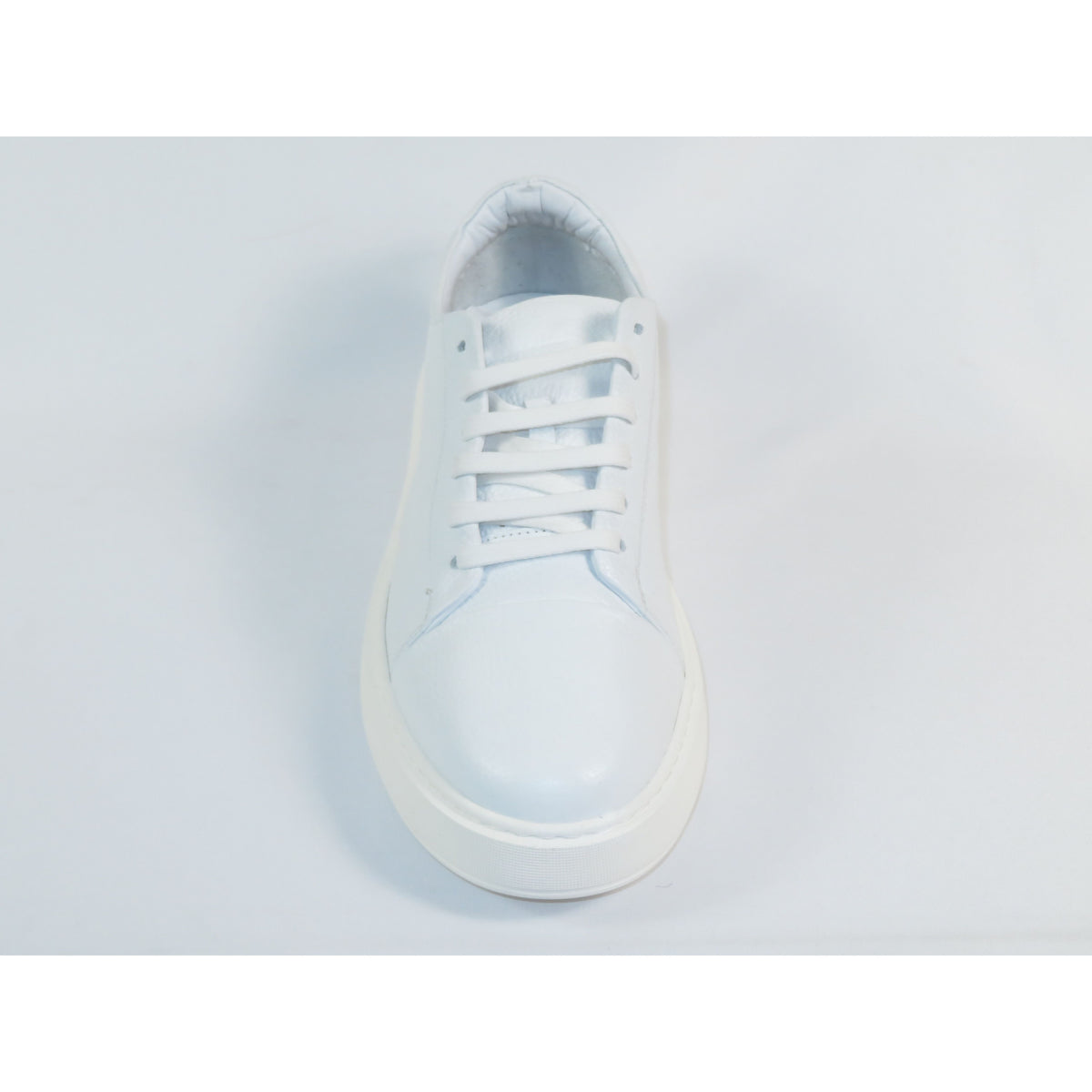 Men's Fashion Sneaker Shoes By SHENBINS Soft Deer Leather Hand Made in Turkey 0168 White