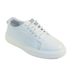 Men's Fashion Sneaker Shoes By SHENBINS Soft Deer Leather Hand Made in Turkey 0168 White
