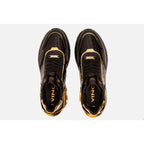 Bellagio Black & Gold High-Top Men Sneaker