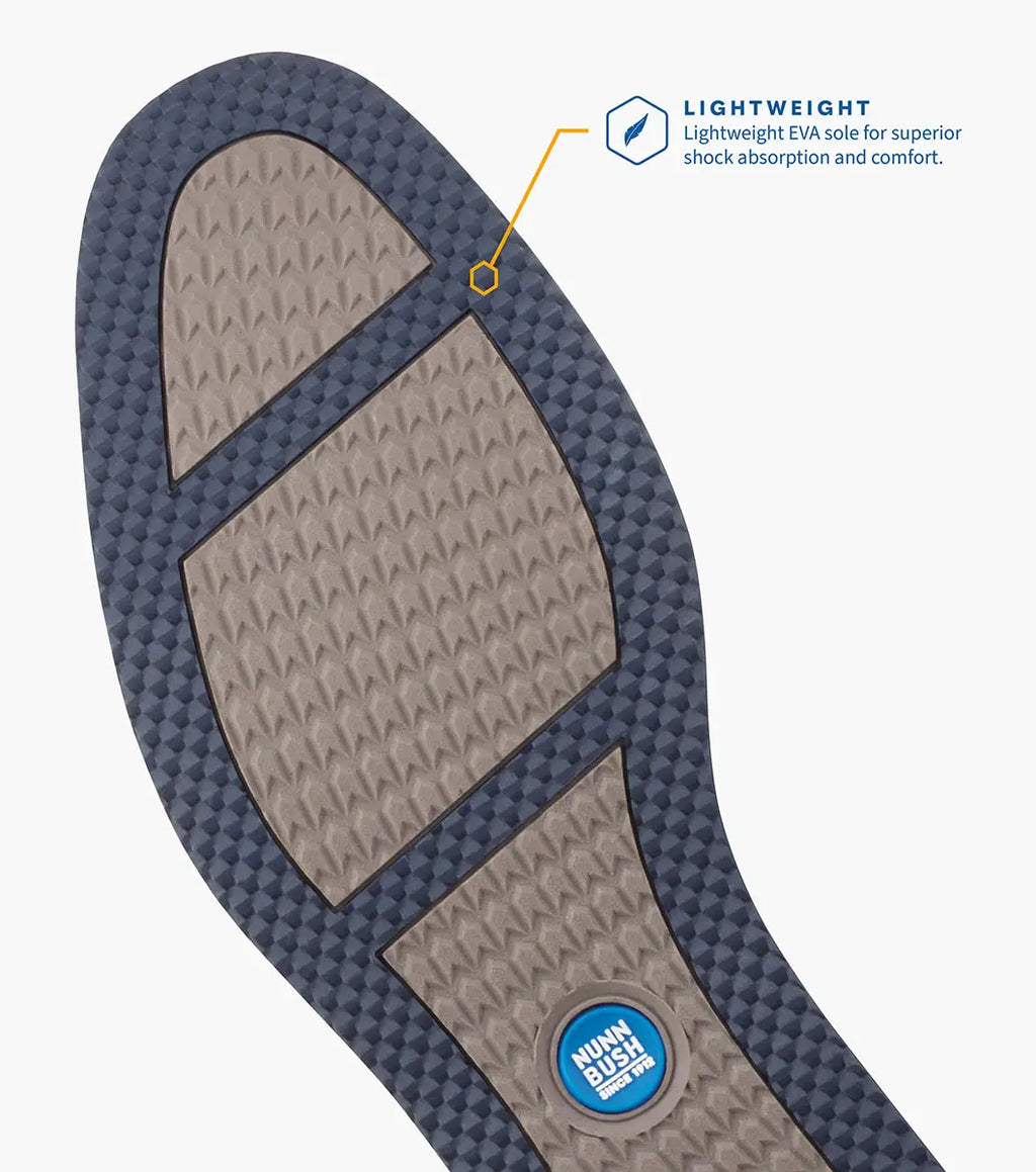 Nunn Bush Hyde II Moc Toe Slip On Shoes Comfortable Black 81360-001