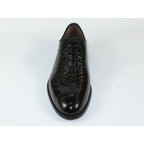 Men's Shoes By SHENBINS Genuine Leather Hand Made in Turkey 0319 Black Crocodile