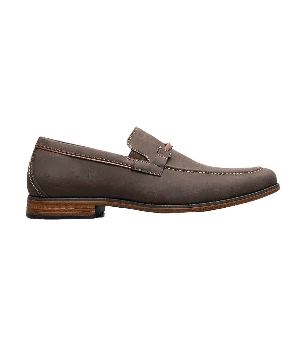 Stacy Adams Richardson Moc Toe Bit Slip On Shoes Brown 25746-200
