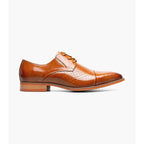 Stacy Adams Hobson Cap Toe Oxford Dress Shoes Tan Leather 25764-240