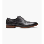 Stacy Adams Brayden Wingtip Oxford Shoes Smooth Leather Gray 25635-020