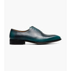 Stacy Adams Hallquist Plain Toe Oxford Shoes Leather Turquoise 25742-440