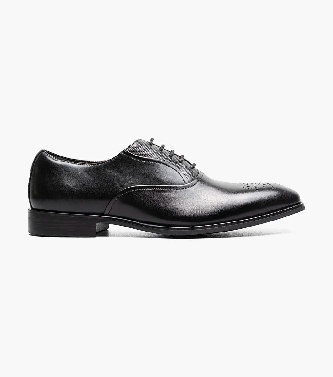 Stacy Adams Langford Plain Toe Oxford Dress Shoes Black 25795-001