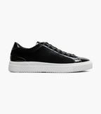 Stacy Adams Dante Lace To Toe Sneaker Patent Leather Black 25806-001