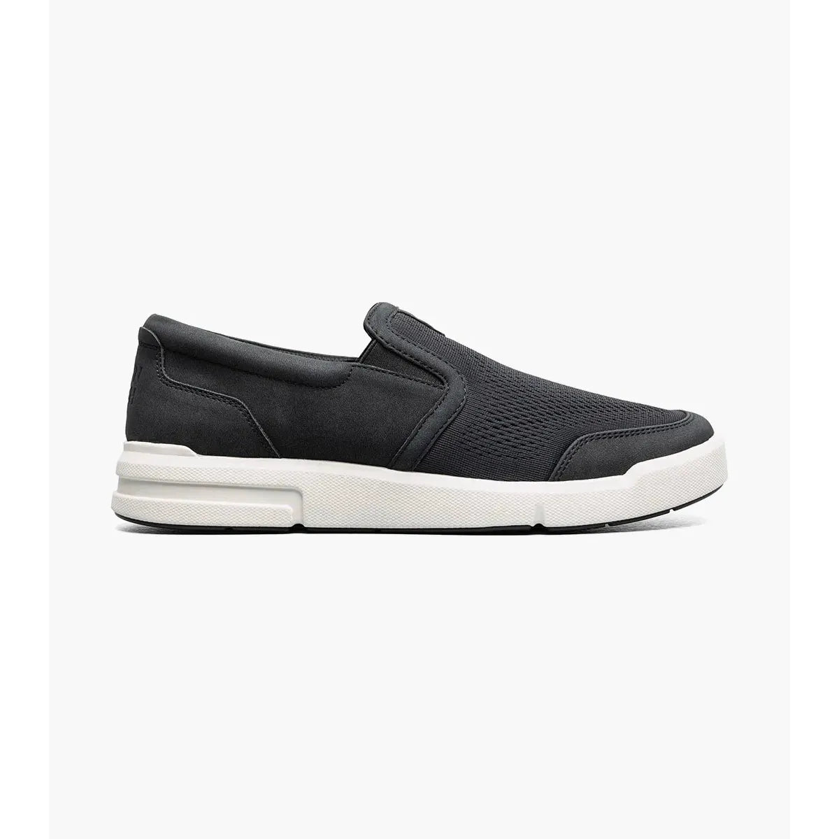 Nunn Bush KORE City Rally Mesh Moc Toe Slip On Walking Shoes Black 85159-009