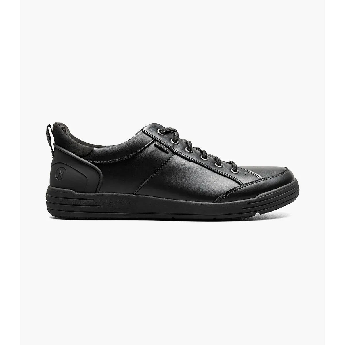 Nunn Bush KORE City Walk Work EZ Lace Up Toe Oxford Shoes Black 85160-001