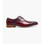 Stacy Adams Palmento Modified CapToe Oxford Dress Shoes Burgundy Multi 25740-641