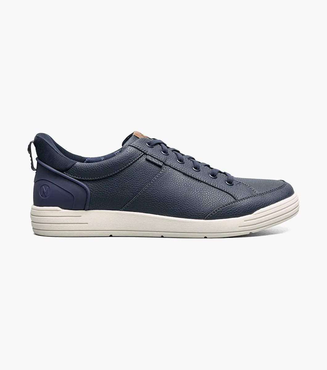 Nunn Bush KORE City Walk EZ Lace To Toe Oxford Sneaker Navy Multi 85152-492