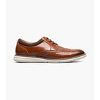 Nunn Bush Chase Wingtip Oxford Walking Shoes Cognac Multi 85128-229