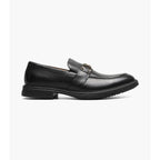 Stacy Adams Todridge Moc Toe Bit Slip On Shoes Black Tumbled 25729-007