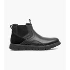 Nunn Bush Karnak Plain Toe Chelsea Boot Leather Black Tumbled  85137-007