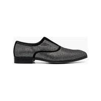 Stacy Adams Starleigh Rhinestone Plain Toe Slip On Black and Silver 25685-042