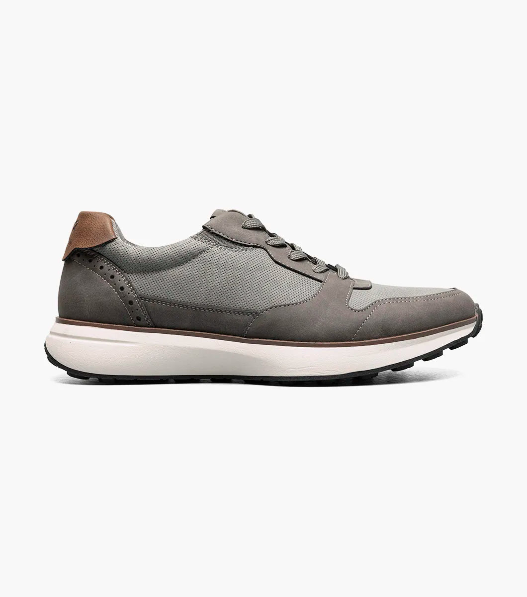 Nunn Bush KORE Swift Moc Toe Sneaker Comfort Gray Multi 85151-062