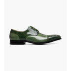 Stacy Adams Palmento Modified CapToe Oxford Dress Shoes Green Multi 25740-340