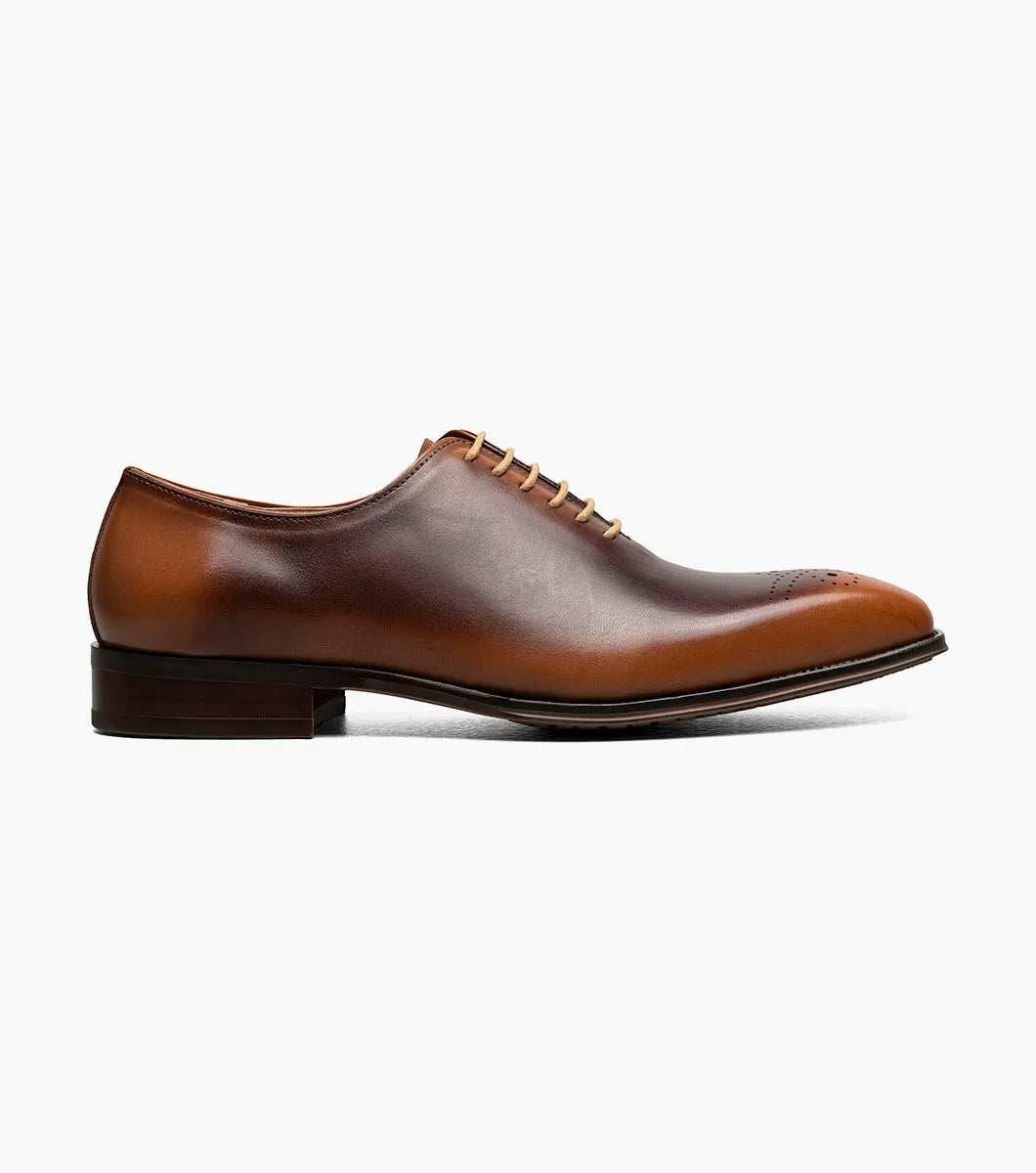 Stacy Adams Hallquist Plain Toe Oxford Shoes Leather Toffee 25742-235