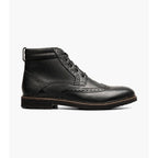 Nunn Bush Odell II Wingtip Boot Lightweight Black Tumbled 85089-007
