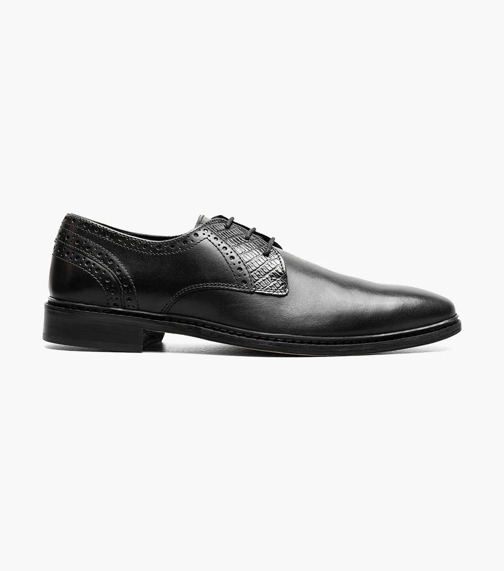 Stacy Adams Giorgetti Plain Toe Oxford Shoes Leather Black 25781-001