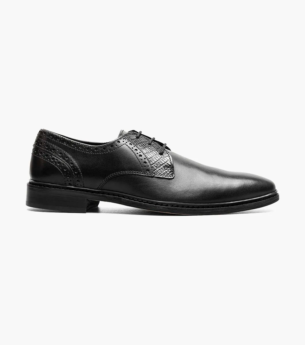 Stacy Adams Giorgetti Plain Toe Oxford Shoes Leather Black 25781-001