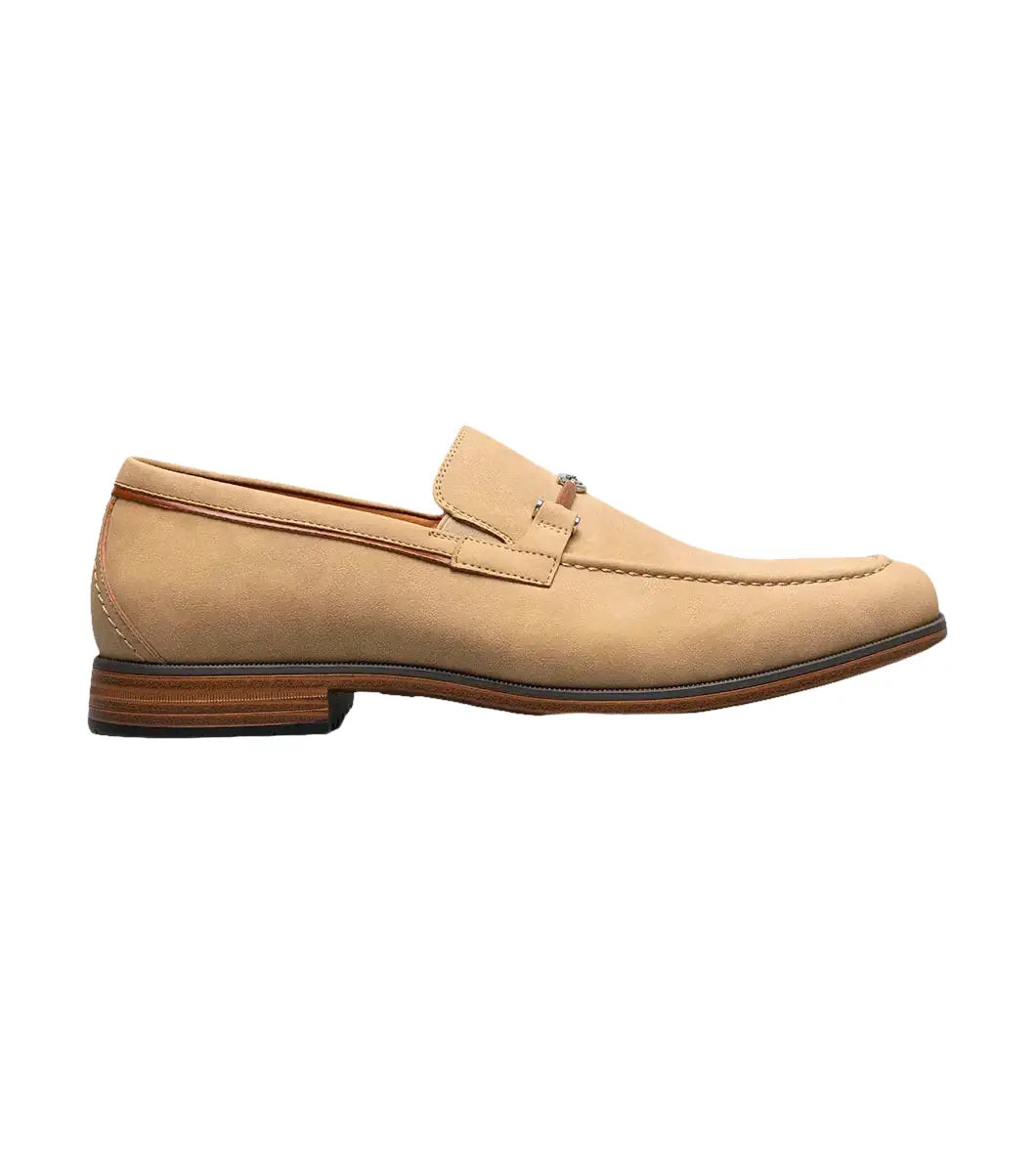 Stacy Adams Richardson Moc Toe Bit Slip On Shoes Khaki 25746-274