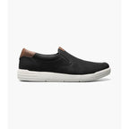 Nunn Bush KORE City Walk Moc Toe Slip-On Walking Shoes Black 84820-001