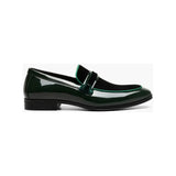 Stacy Adams Spratley Moc Toe Saddle Slip On Dress Shoes Green 25686-300