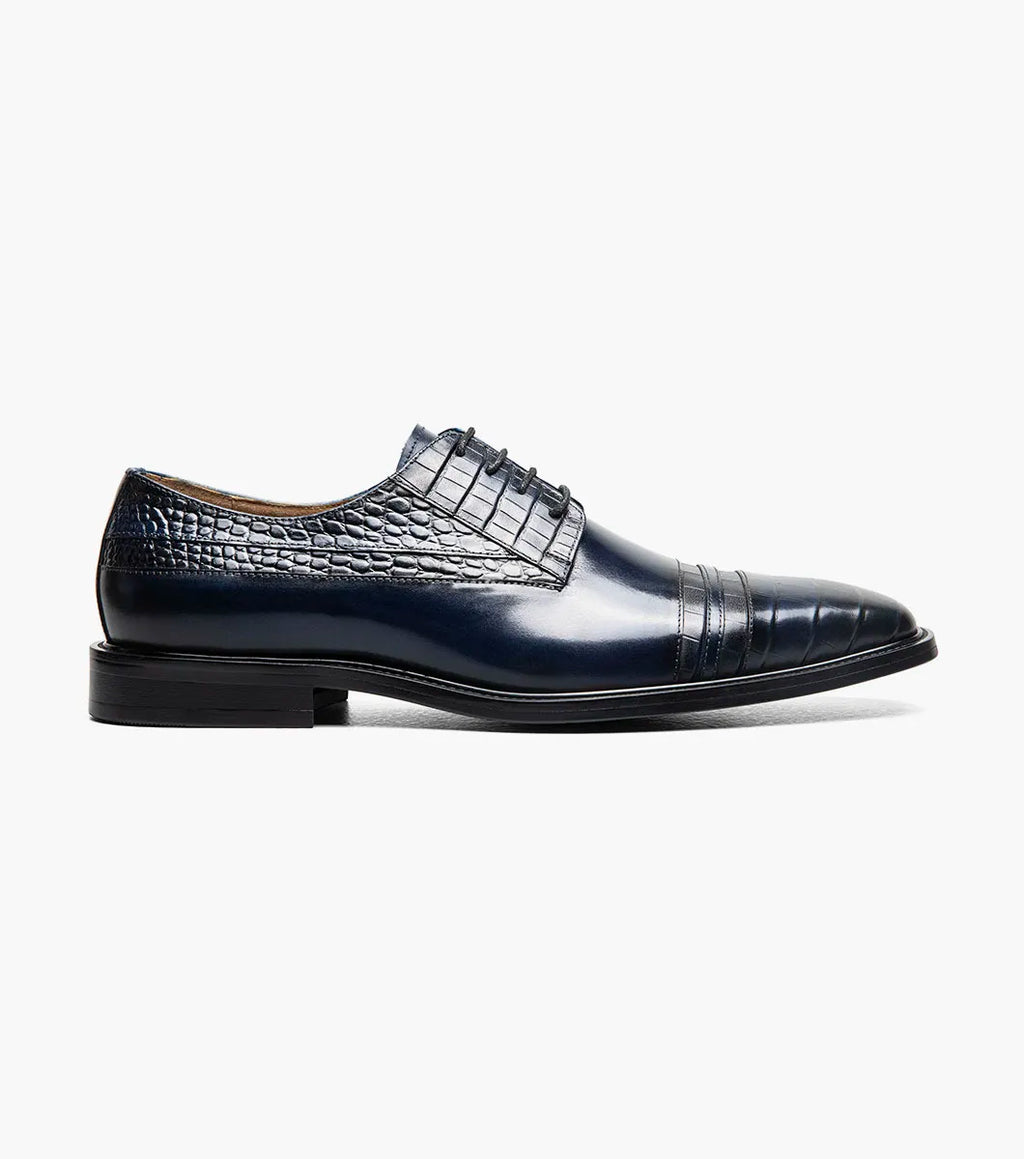 Stacy Adams Martino Cap Toe Oxford Leather Blue 25833-400