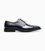 Stacy Adams Martino Cap Toe Oxford Leather Blue 25833-400